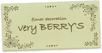 flower decoration very BERRY'S